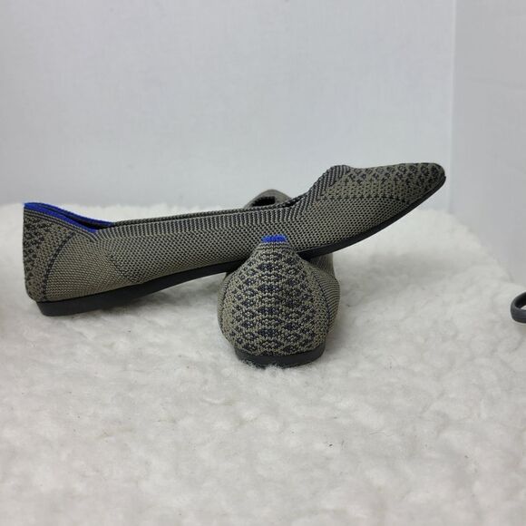 Rothy’s Women's Ballet Size 9 Pistachio Python Pointed Toe Flats Retired Rare - Picture 7 of 11